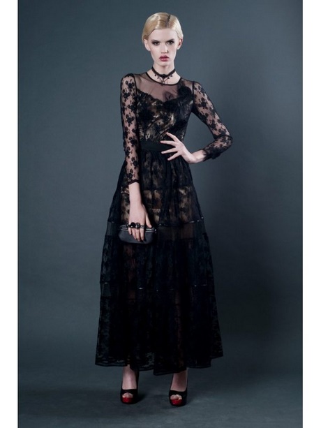 czarna-duga-koronkowa-sukienka-14_17 Czarna długa koronkowa sukienka