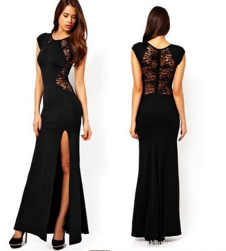 czarna-duga-koronkowa-sukienka-14_2 Czarna długa koronkowa sukienka