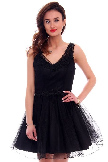 czarna-sukienka-tiulowa-82_5 Czarna sukienka tiulowa