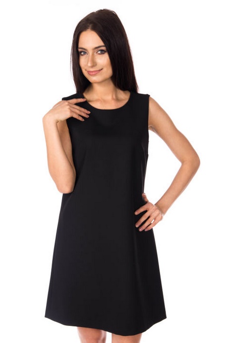 czarna-trapezowa-sukienka-83_14 Czarna trapezowa sukienka