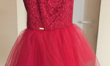 sukienka-czerwona-z-tiulem-12 Sukienka czerwona z tiulem