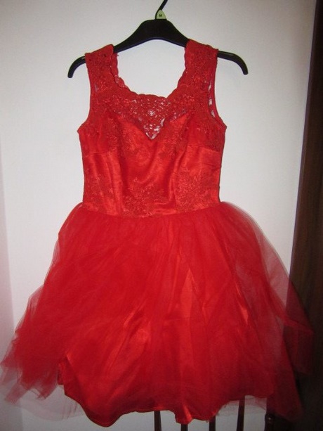sukienka-czerwona-z-tiulem-12_9 Sukienka czerwona z tiulem