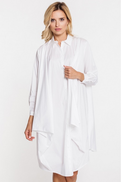 sukienka-koszulowa-biaa-33 Sukienka koszulowa biała