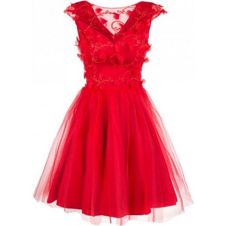 sukienka-tiulowa-czerwona-33 Sukienka tiulowa czerwona