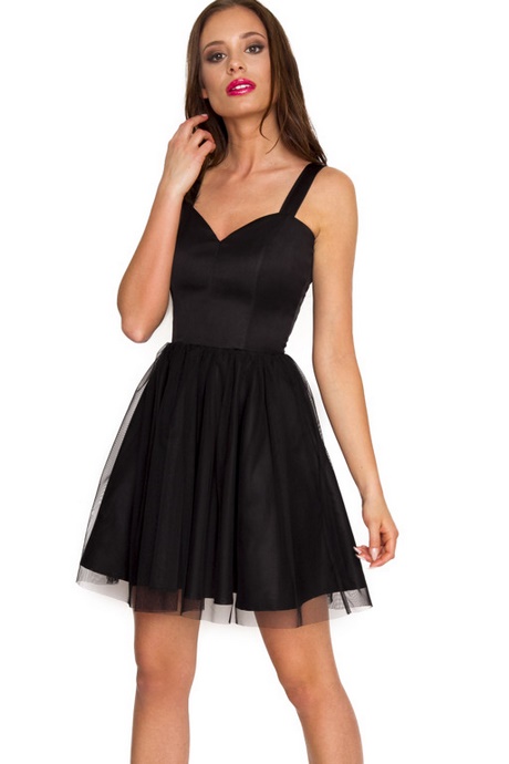 sukienka-z-tiulem-czarna-24_5 Sukienka z tiulem czarna