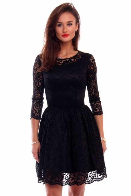 sukienki-z-czarnej-koronki-98 Sukienki z czarnej koronki