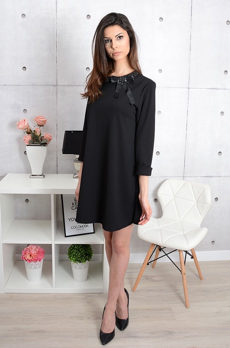 trapezowa-czarna-sukienka-64_8 Trapezowa czarna sukienka