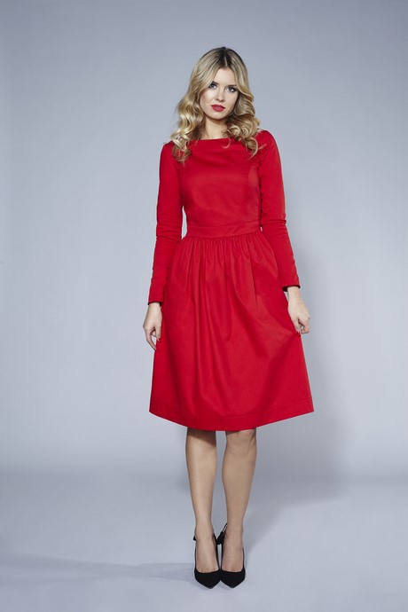czerwona-sukienka-midi-61_17 Czerwona sukienka midi