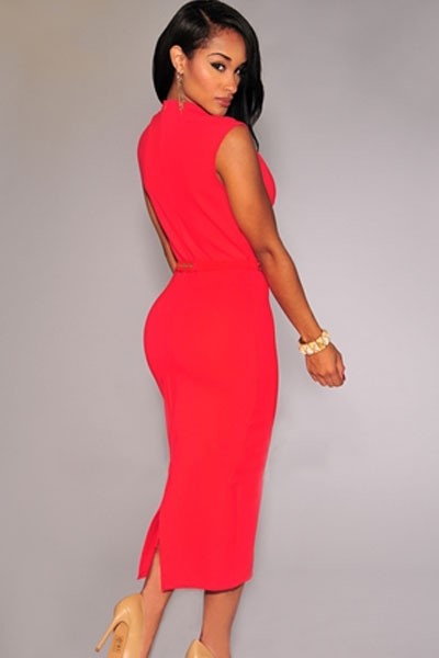 czerwona-sukienka-owkowa-89_3 Czerwona sukienka ołówkowa