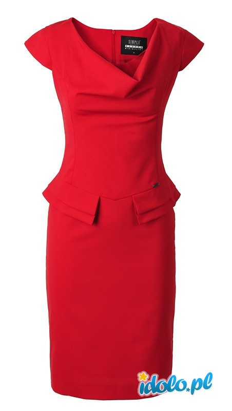 czerwona-sukienka-simple-58_8 Czerwona sukienka simple