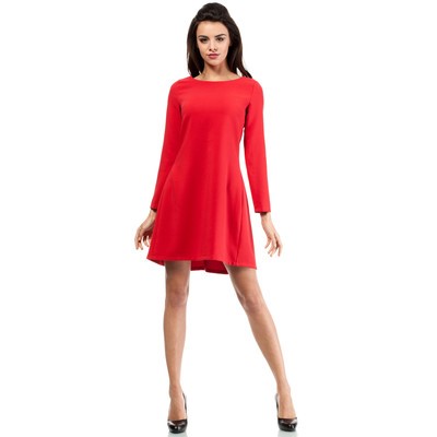 czerwona-sukienka-z-dugim-rkawem-90_12 Czerwona sukienka z długim rękawem