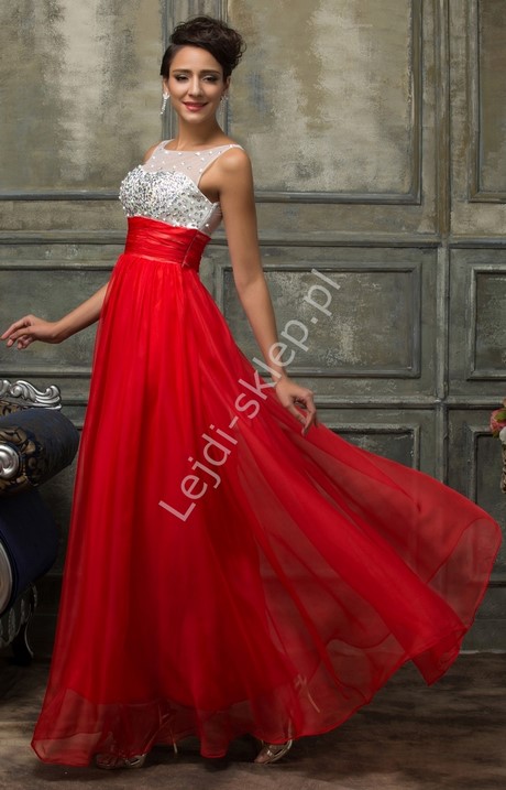 duga-czerwona-sukienka-na-wesele-95_17 Długa czerwona sukienka na wesele