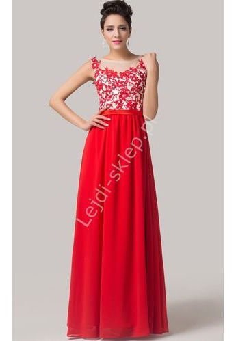 duga-suknia-czerwona-84_7 Długa suknia czerwona