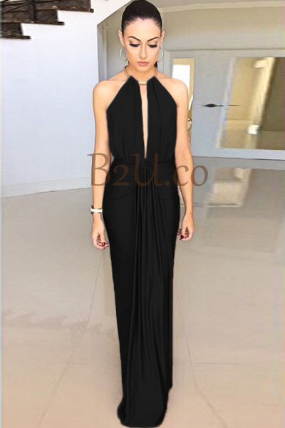 dugie-czarne-sukienki-60_12 Długie czarne sukienki