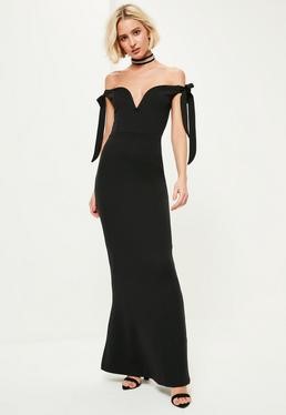 dugie-czarne-sukienki-60_14 Długie czarne sukienki