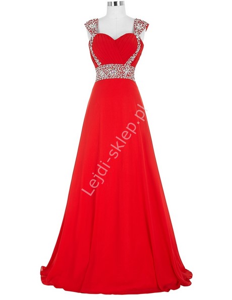 dugie-sukienki-czerwone-86_13 Długie sukienki czerwone