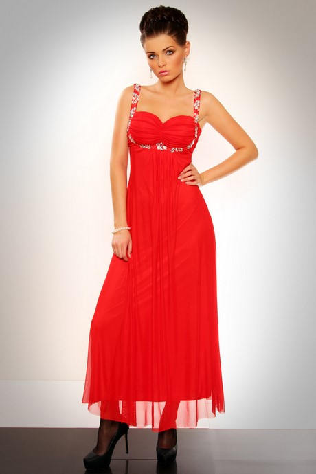 dugie-sukienki-czerwone-86_18 Długie sukienki czerwone