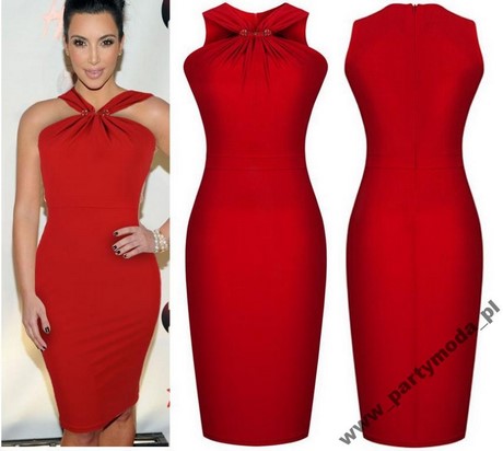 sukienka-czerwona-owkowa-50_2 Sukienka czerwona ołówkowa