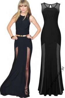 sukienki-czarne-dugie-71 Sukienki czarne długie