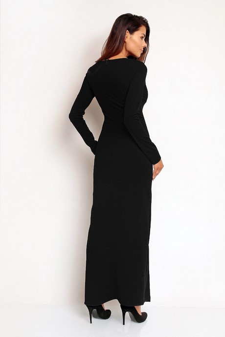 sukienki-czarne-dugie-71_18 Sukienki czarne długie