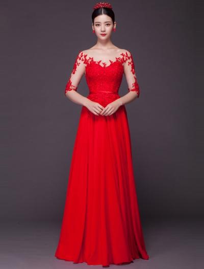 sukienki-czerwone-z-koronki-24_14 Sukienki czerwone z koronki
