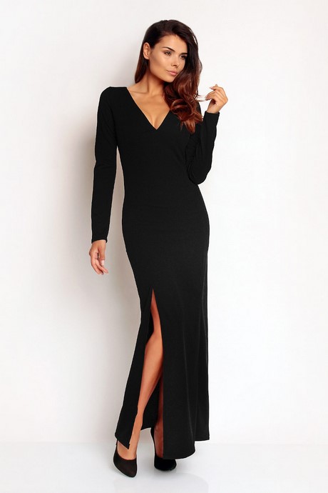 sukienki-dugie-czarne-10_4 Sukienki długie czarne