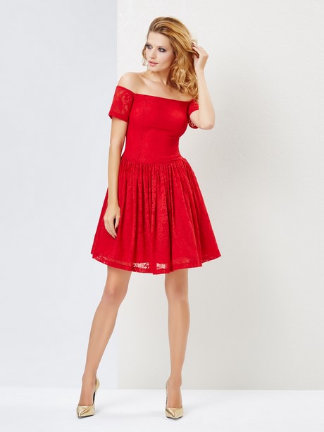 sukienki-na-studniwke-czerwone-75_10 Sukienki na studniówke czerwone