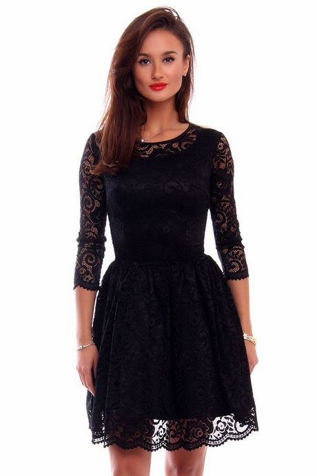 czarne-rozkloszowane-sukienki-28_14 Czarne rozkloszowane sukienki