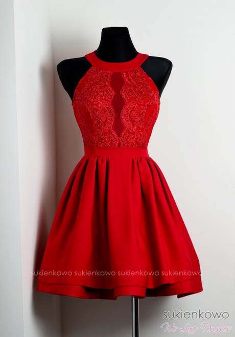 czerwona-koronkowa-rozkloszowana-sukienka-65_2 Czerwona koronkowa rozkloszowana sukienka