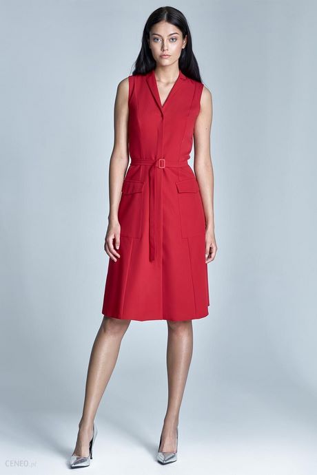 czerwona-sukienka-koszulowa-31_16 Czerwona sukienka koszulowa