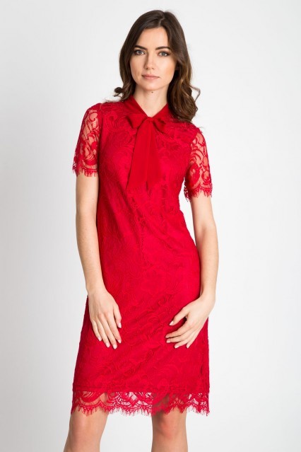 czerwona-sukienka-w-koronke-92 Czerwona sukienka w koronke