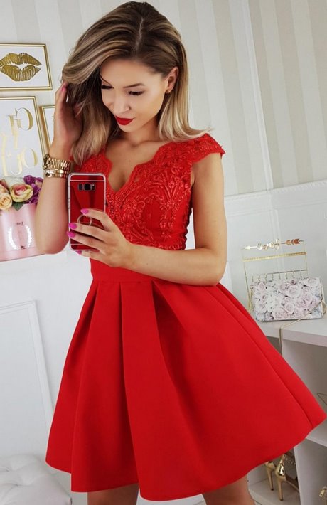 czerwona-sukienka-weselna-92_6 Czerwona sukienka weselna