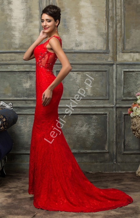 czerwona-suknia-koronkowa-28_4 Czerwona suknia koronkowa