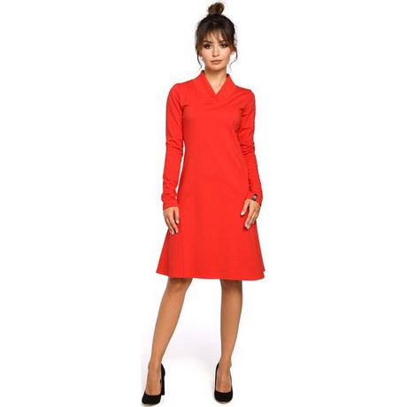 czerwone-sukienki-z-dlugim-rekawem-97_2 Czerwone sukienki z długim rękawem