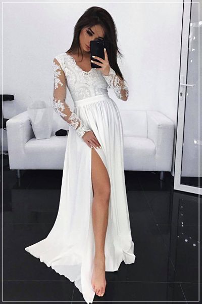 dluga-biala-koronkowa-sukienka-64_4 Długa biała koronkowa sukienka