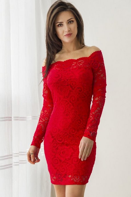 koronkowe-sukienki-czerwone-55_6 Koronkowe sukienki czerwone