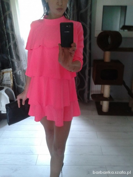 neonowa-rozowa-sukienka-03_2 Neonowa różowa sukienka