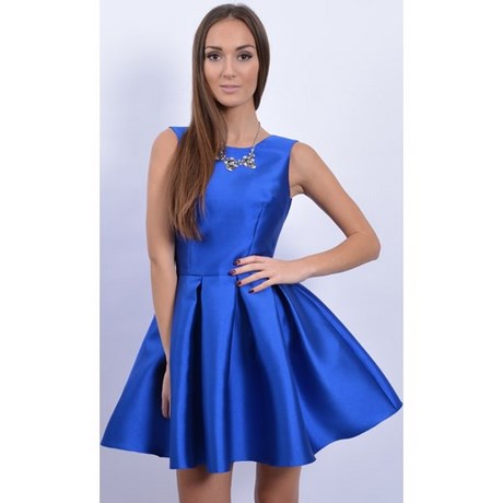 niebieskie-sukienki-rozkloszowane-32 Niebieskie sukienki rozkloszowane