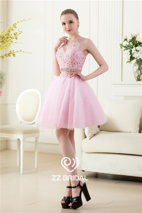 rozowa-krotka-sukienka-73_2 Różowa krótka sukienka