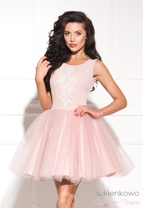 rozowa-sukienka-tiul-78 Różowa sukienka tiul