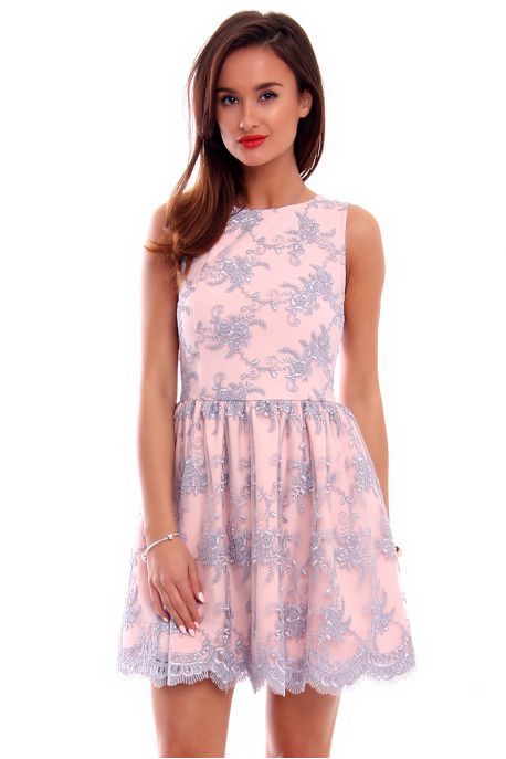 rozowa-sukienka-z-koronki-86_10 Różowa sukienka z koronki
