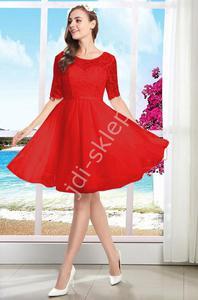 sukienki-czerwone-wizytowe-10 Sukienki czerwone wizytowe