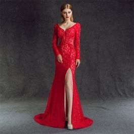 sukienki-czerwone-wizytowe-10_12 Sukienki czerwone wizytowe