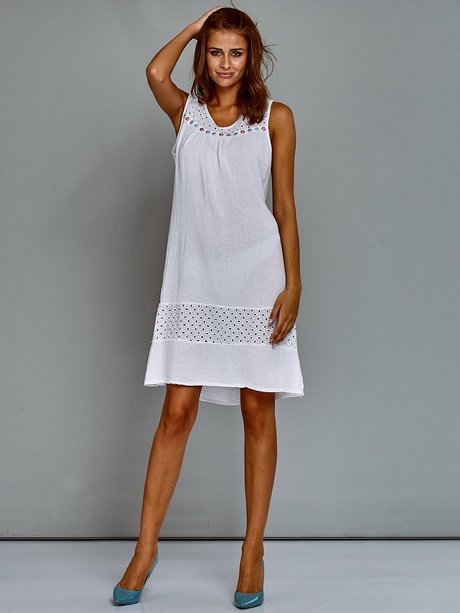 sukienka-biaa-baweniana-83_9 Sukienka biała bawełniana