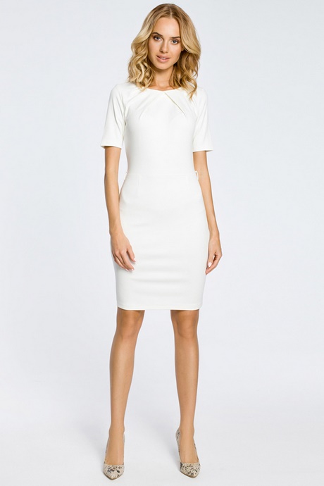sukienka-biaa-owkowa-19_8 Sukienka biała ołówkowa
