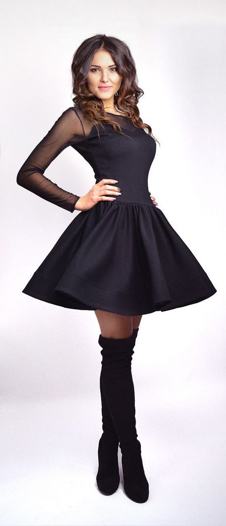 czarna-sukienka-na-komers-72_13 Czarna sukienka na komers