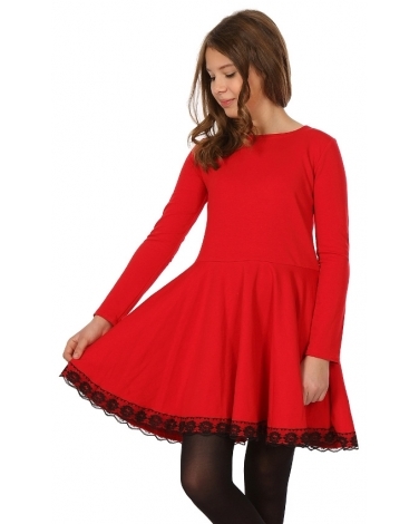 czerwona-bawelniana-sukienka-31_3 Czerwona bawełniana sukienka