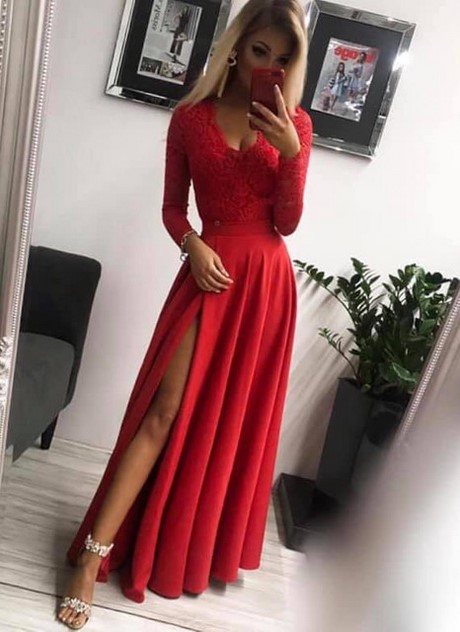 czerwona-dluga-sukienka-na-wesele-53_3 Czerwona długa sukienka na wesele