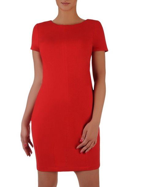czerwona-luzna-sukienka-30_19 Czerwona luzna sukienka