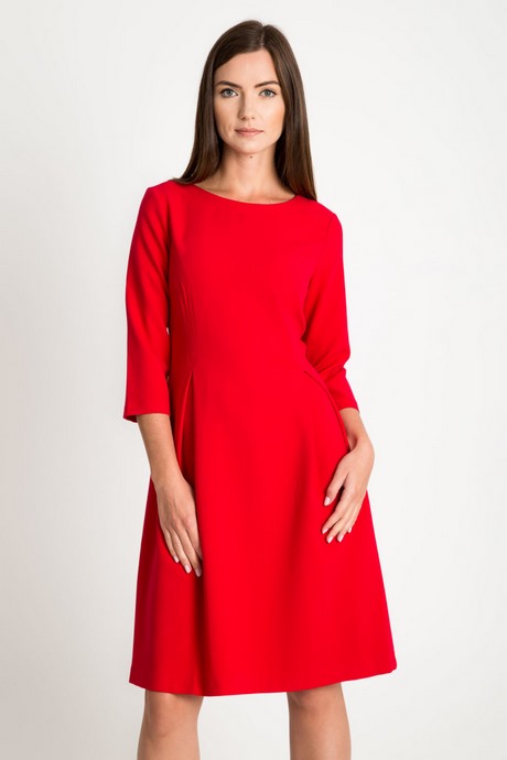 czerwona-rozkloszowana-sukienka-z-dlugim-rekawem-56_14 Czerwona rozkloszowana sukienka z długim rękawem